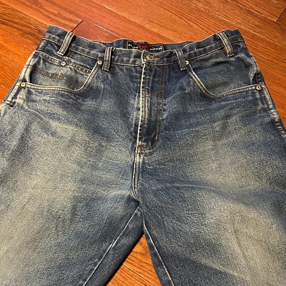 Phat Farm Pre Y2K Baggy High Rise Zip Fly Jeans - Picture 6 of 10